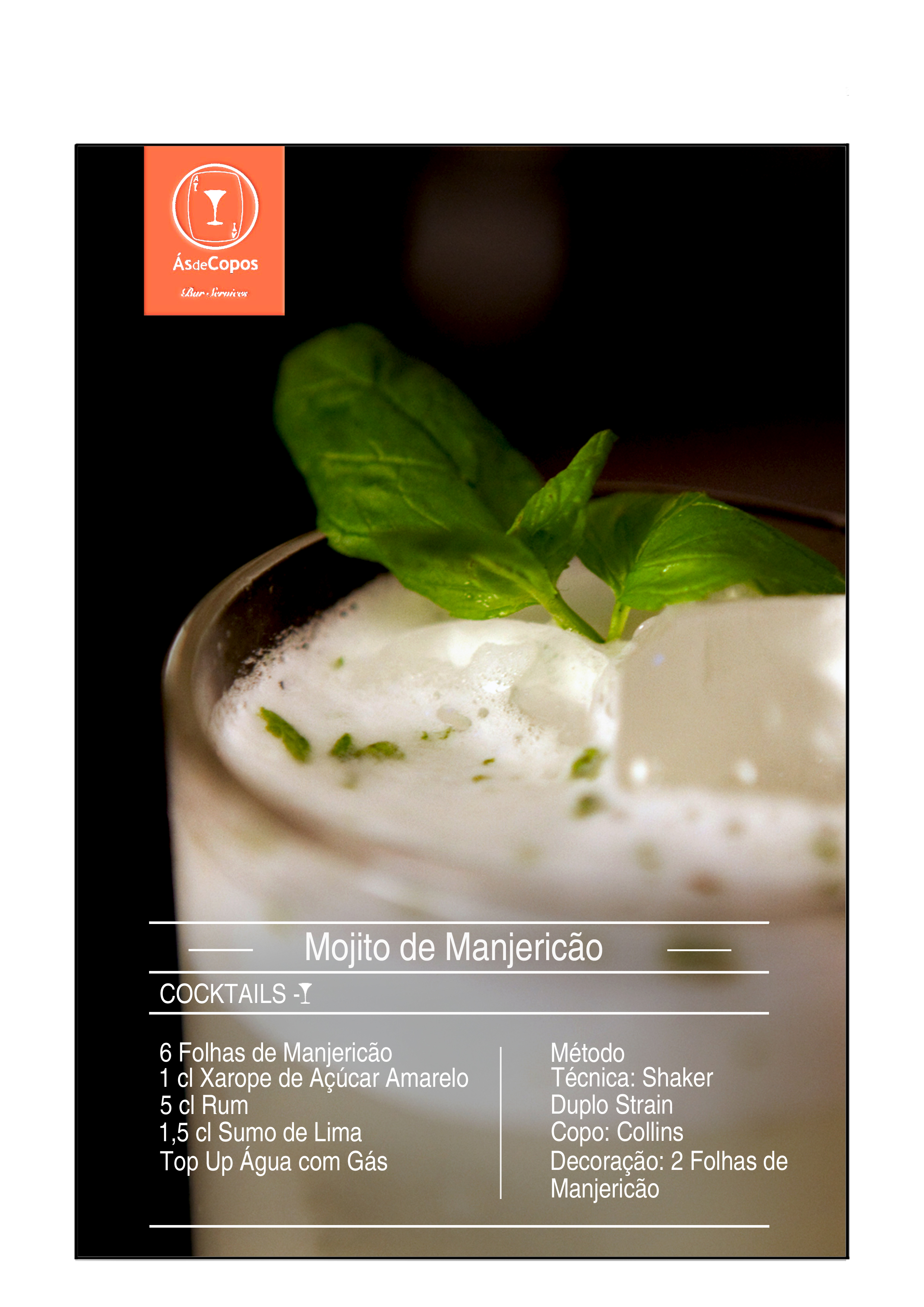 Gentlemen’s Drinks – Mojito Manjericão