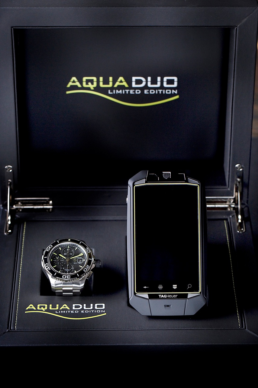 TAG Heuer AquaDuo: cronógrafo e telemóvel