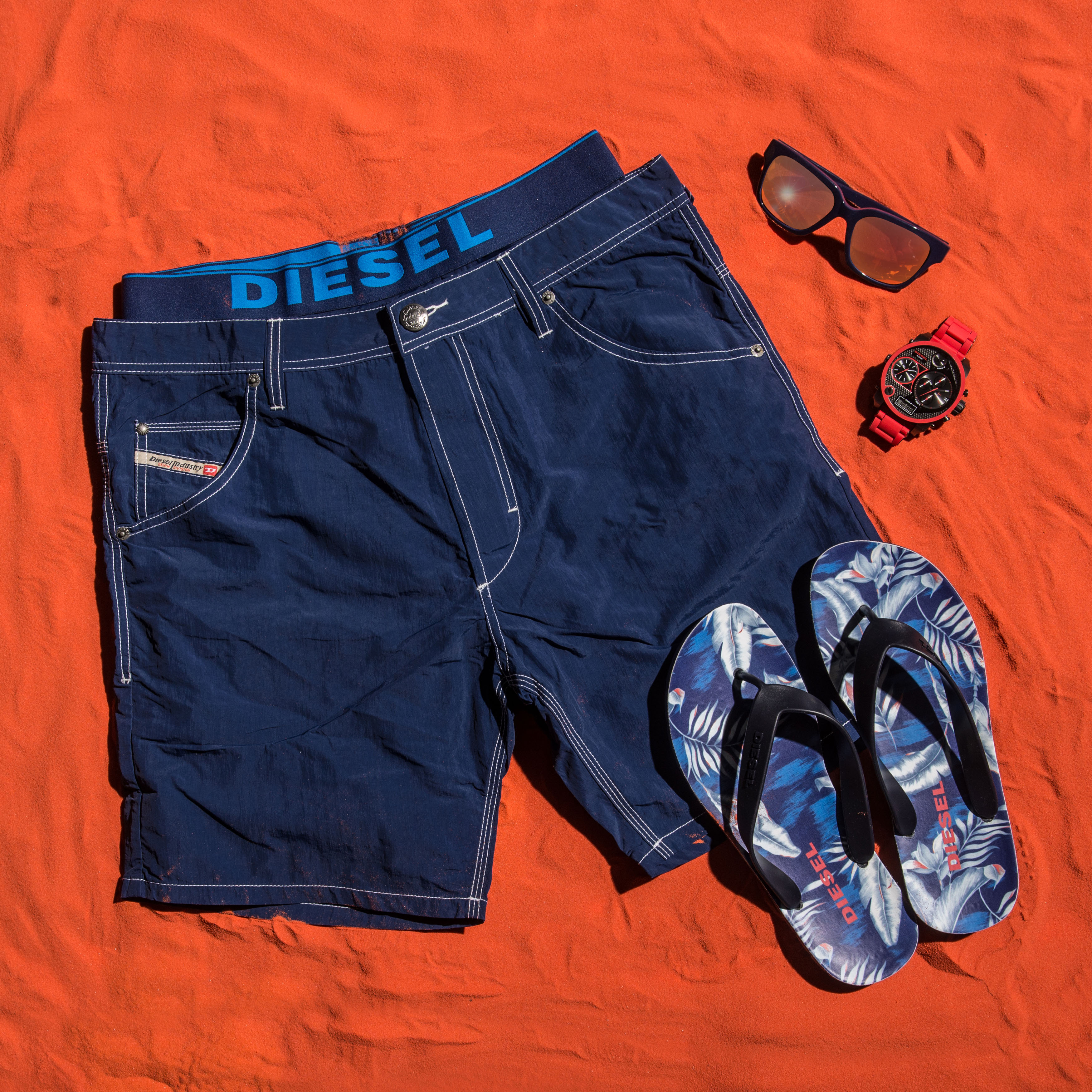 Diesel – um look de praia