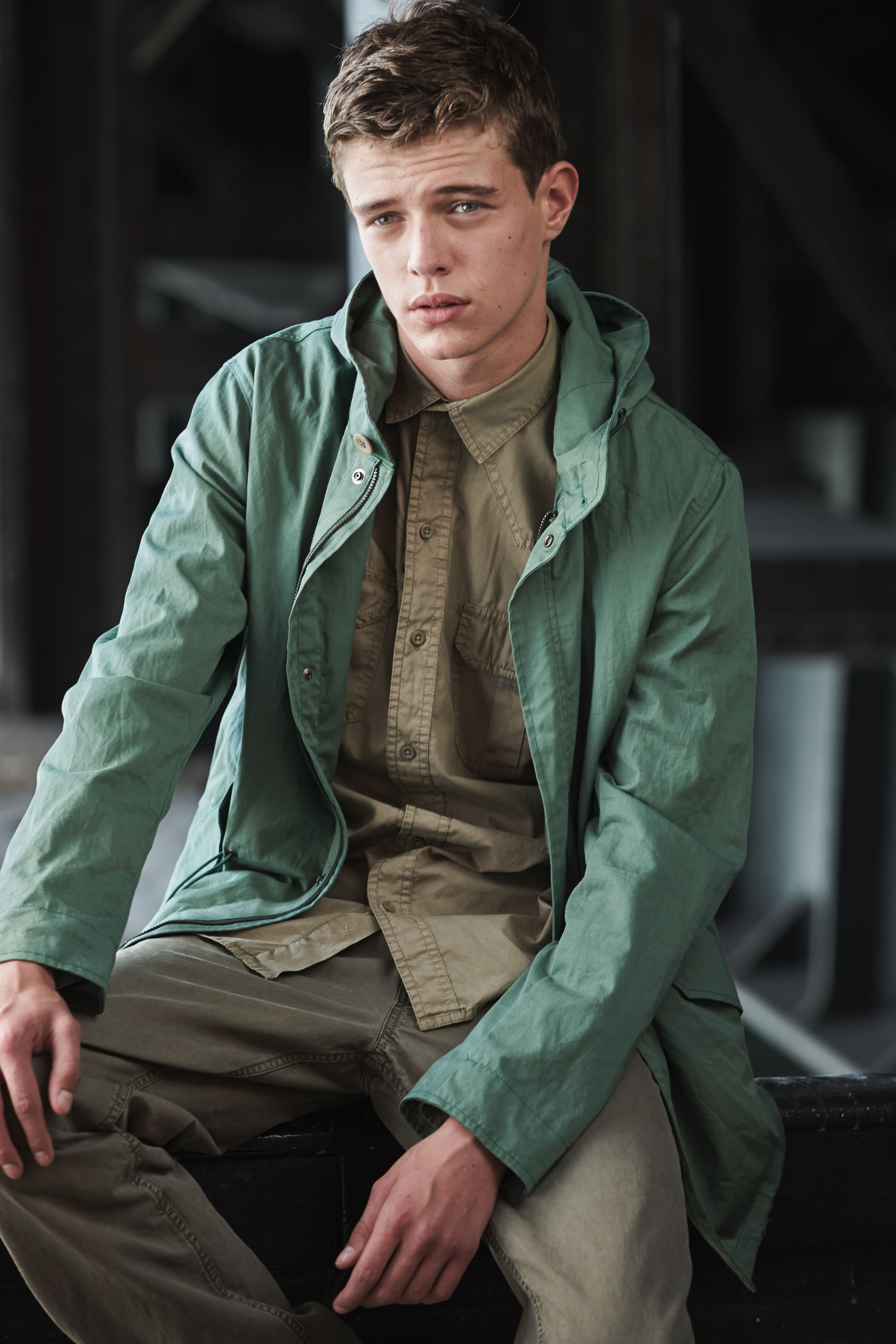 Parkas com cores alegres na Benetton