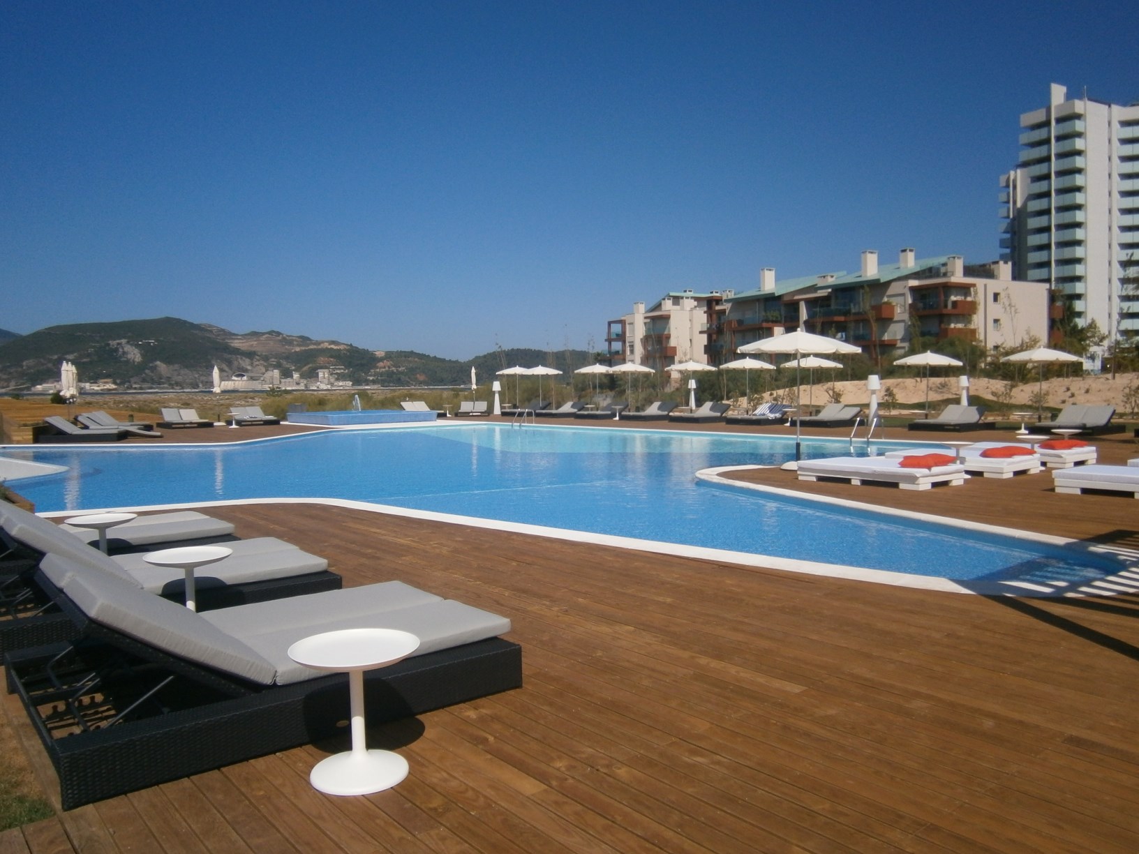 Cinema ao ar livre em Tróia