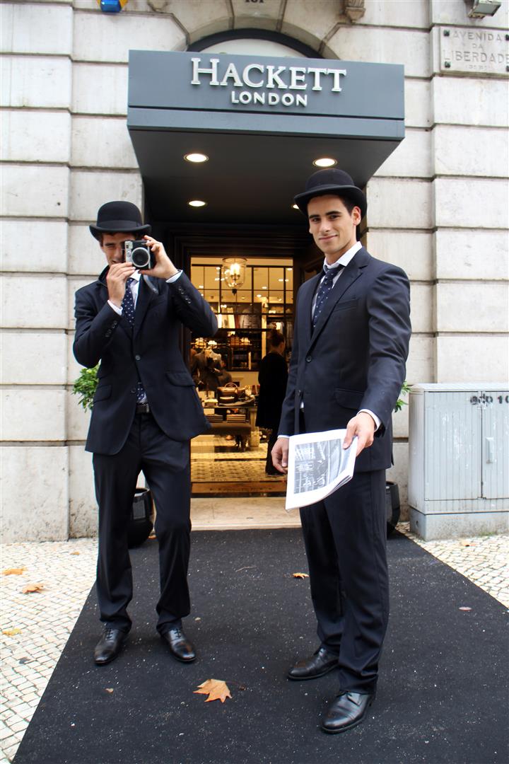 Uma boa surpresa na Avenida da Liberdade para os homens