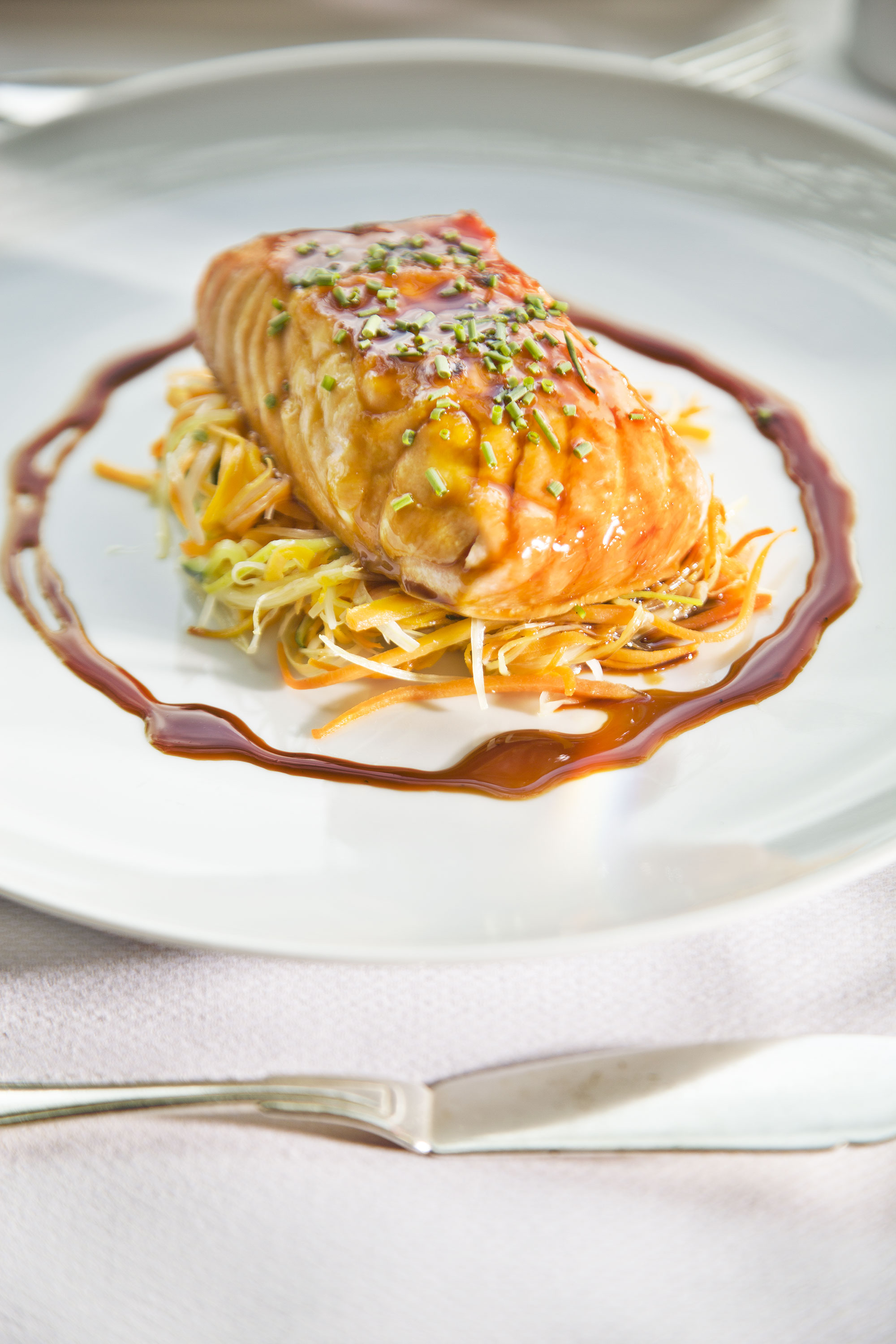 Bougainvillea Terrace, um almoço de verão