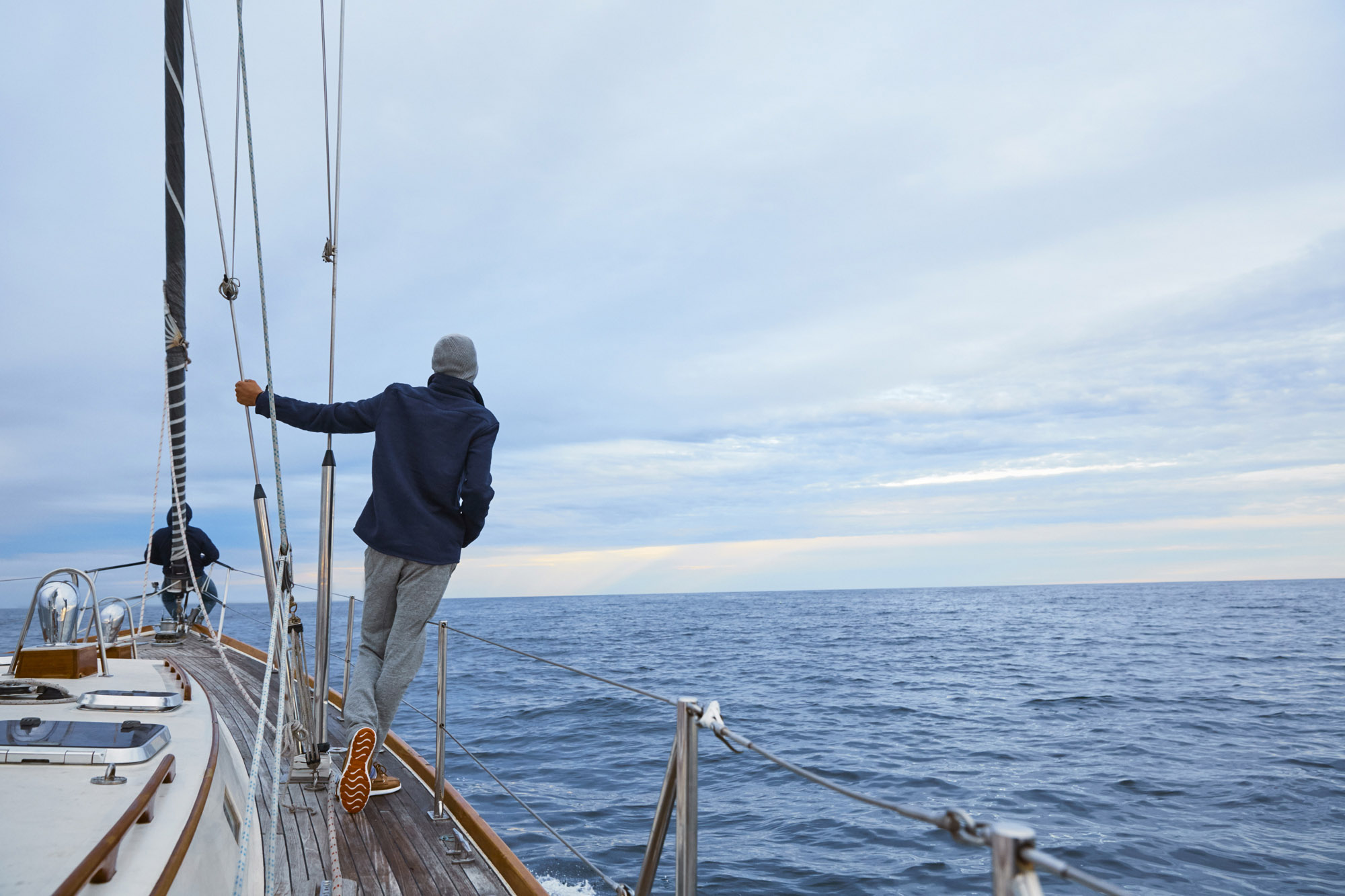 Velejadores portugueses bem calçados