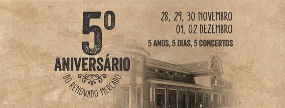 Cinco anos de um mercado vivo