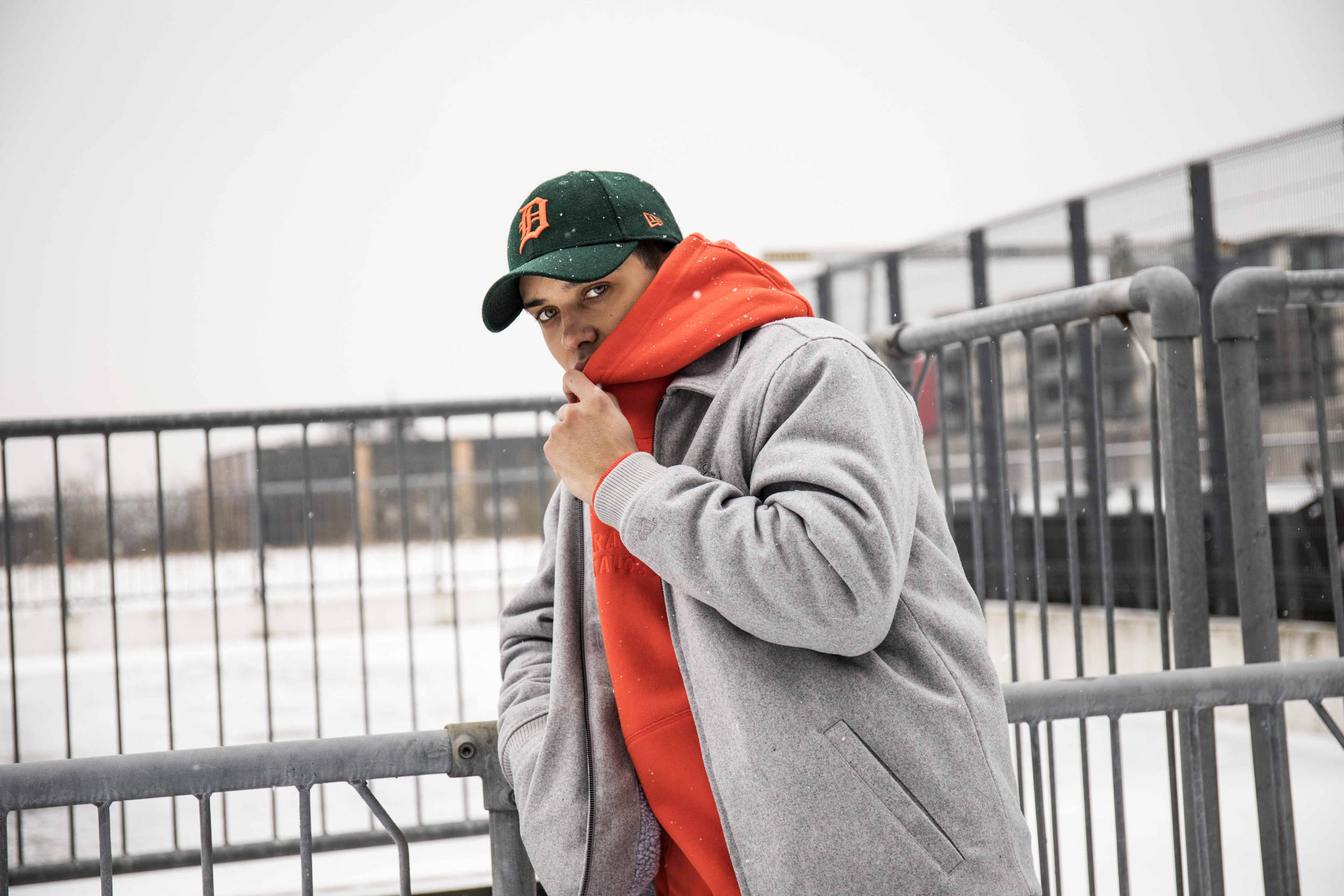 Protecção para o frio até na cabeça