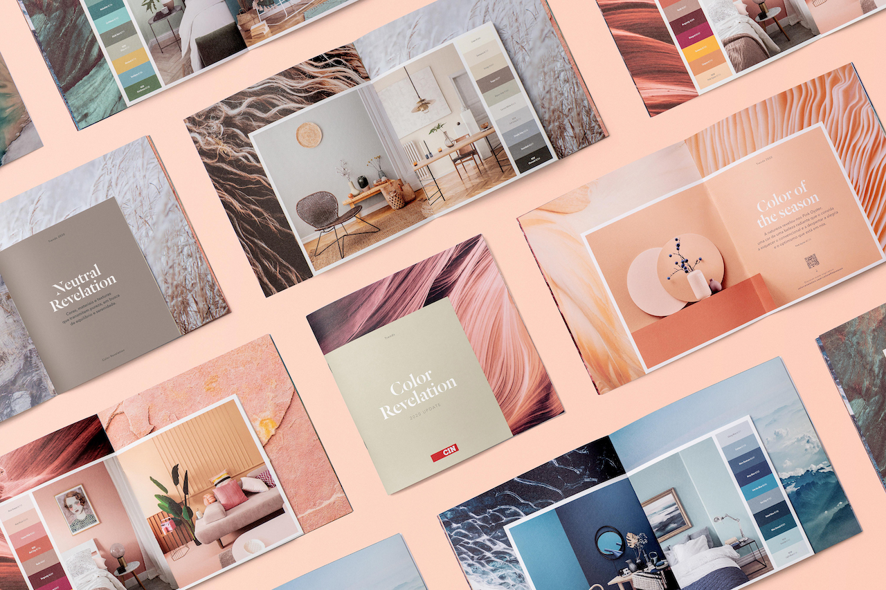 Tendências para as cores de decoração