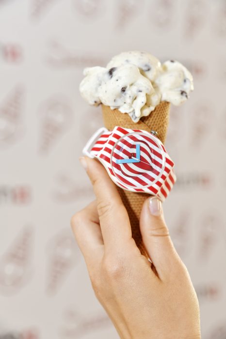 A Swatch numa doce relação com a Santini