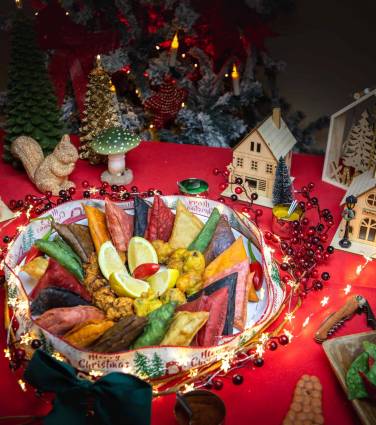 Chamuças para o Natal! Em trenó