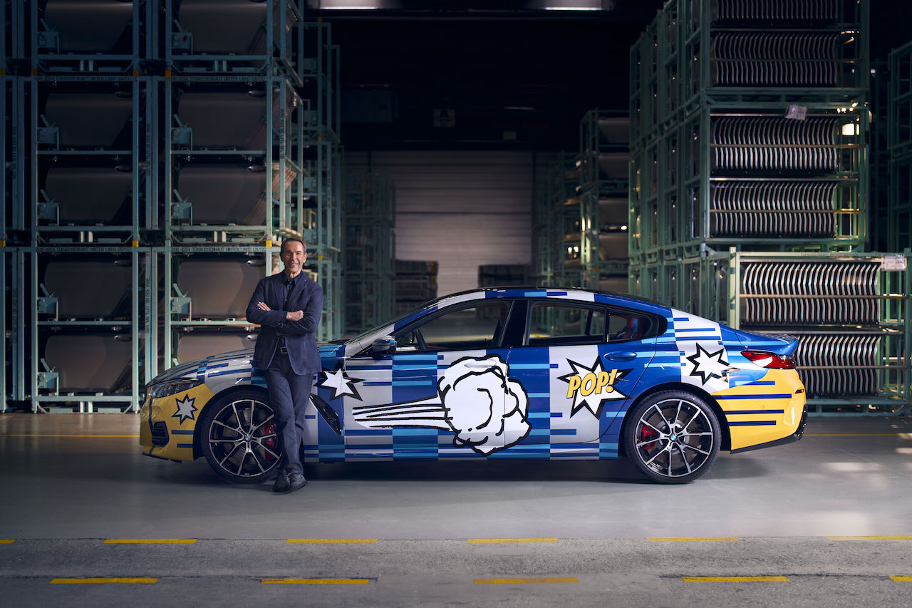 Jeff Koons pinta edição exclusiva do BMW série 8