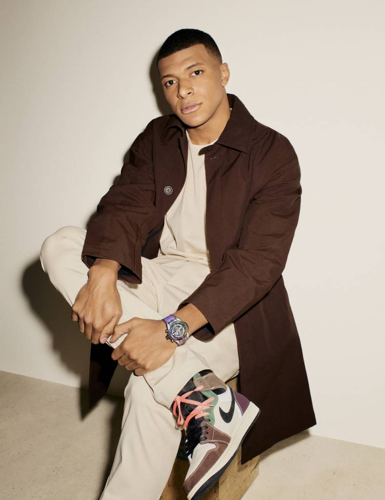 Hublot com Kylian Mbappé em nova campanha