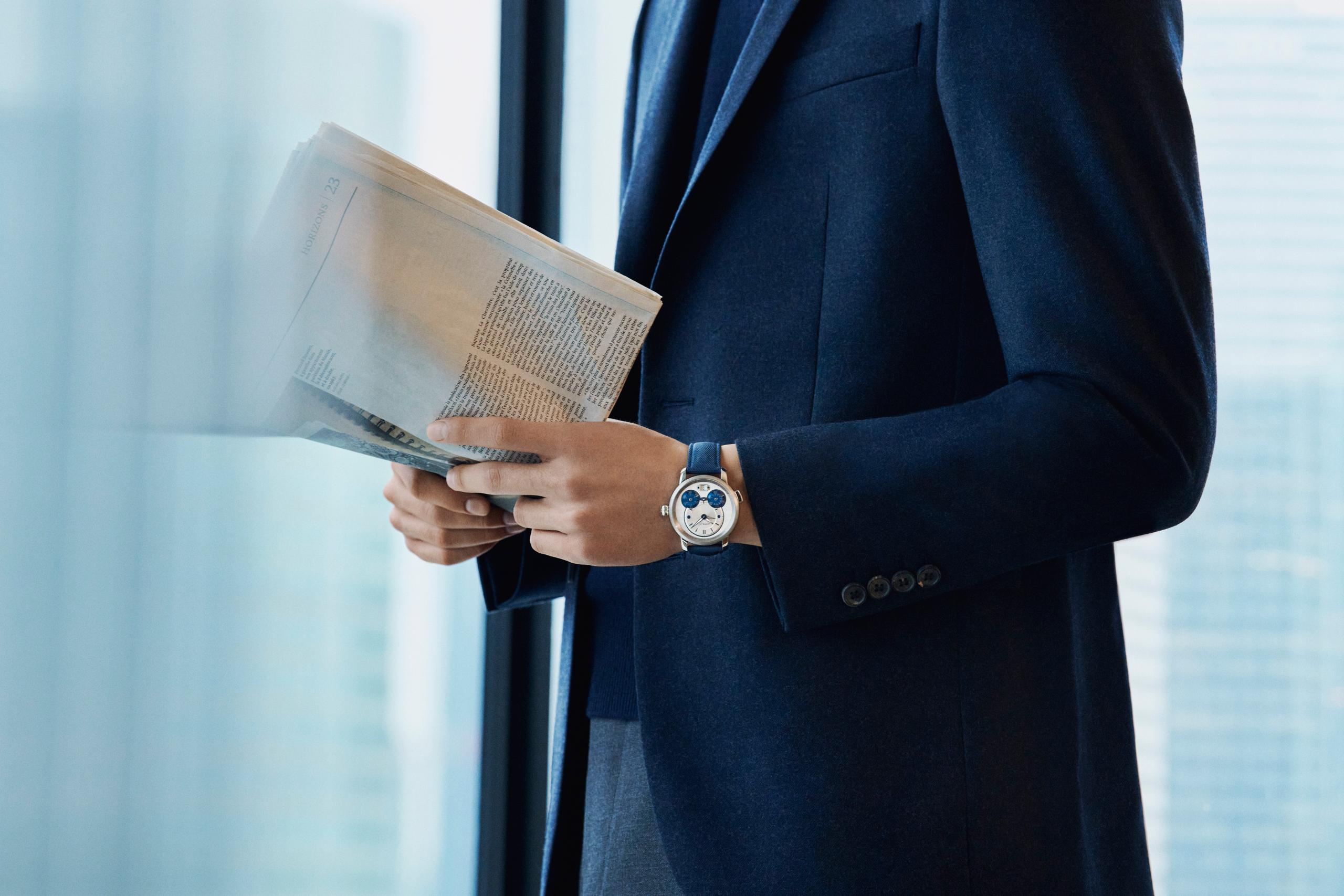 Corrida no tempo com o novo relógio Montblanc