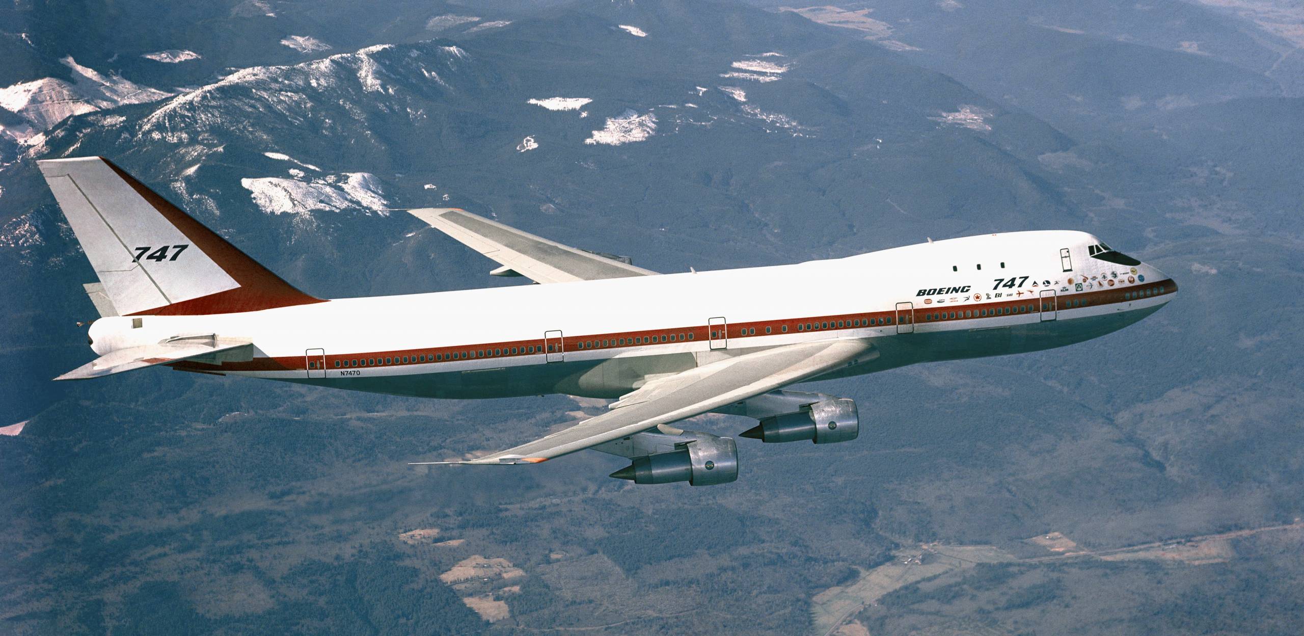 Boeing 747 homenageado pela Breitling
