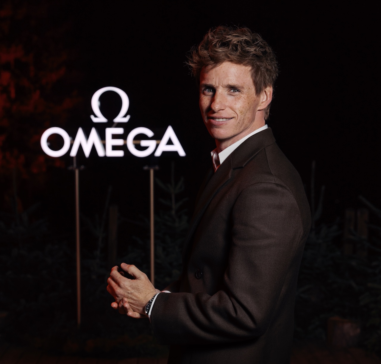 Eddie Redmayne no torneio OMEGA Masters
