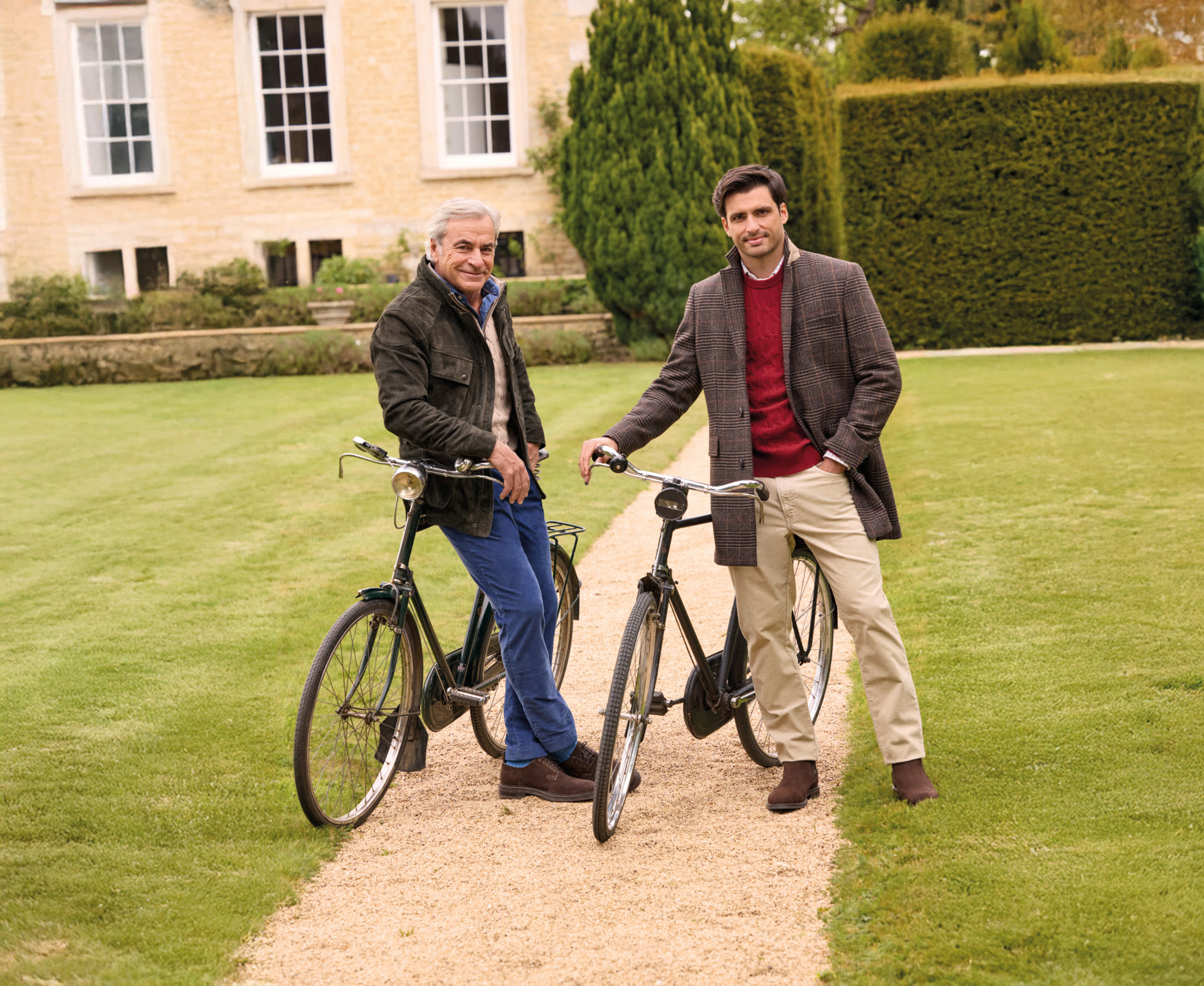 Carlos Sainz e Carlos Sainz Jr, campanha da Hackett London