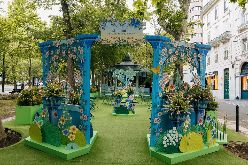 Charlotte Gastaut para a Van Cleef & Arpels em Lisboa