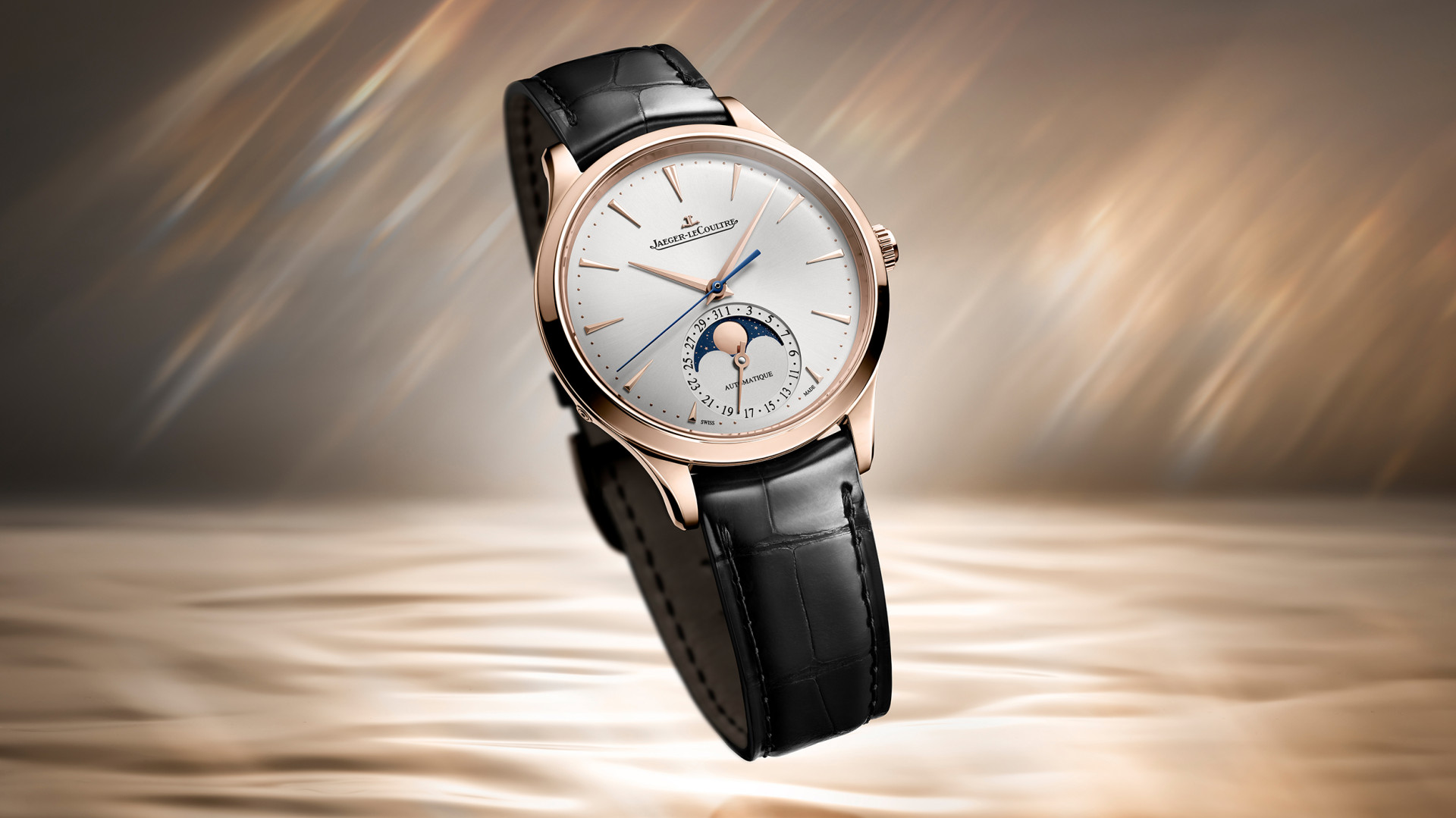 Jaeger-LeCoultre Master Ultra Thin Moon: elegância em ouro rosa